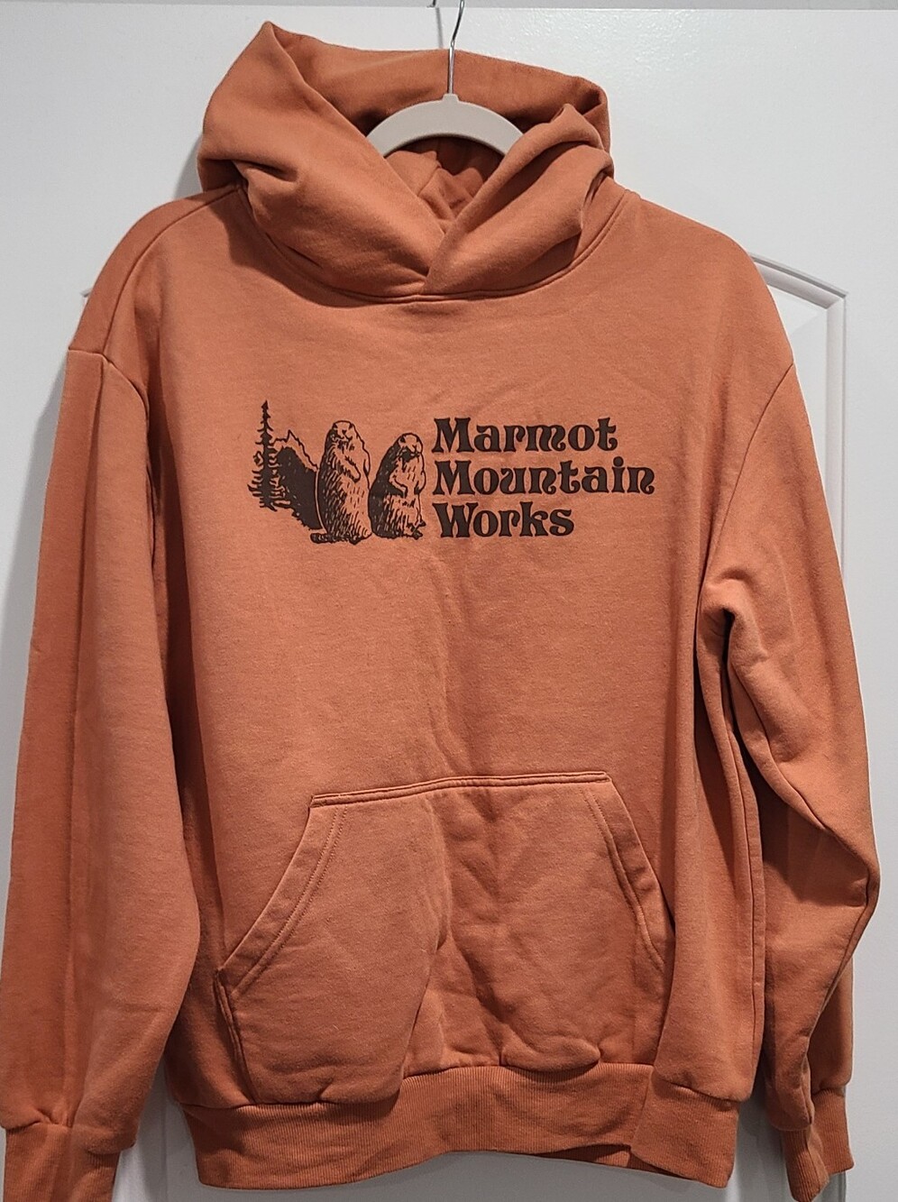 Marmot Mountain Works Vintage Style Hoodie M LIKE NEW REI